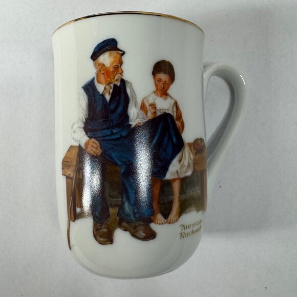 Norman Rockwell Museum Collection 4-Piece Mug Set Featuring Timeless Scenes - Picture 9 of 16